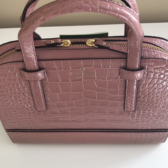 KATE SPADE ♠️ AUTHENTIC RIVERSIDE STREET EXOTIC SMALL FELIX SATCHEL NWT